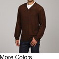 Oggi Moda Men's V-Neck Cashmere Sweater