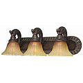 Yorktown 3-light Espresso Bath Light