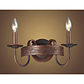Why you should buy Wrought iron name signs Indoor 2-light Weathered Copper Wall Sconce