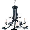 Bow 15-light Bronze Chandelier