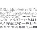Sizzix Eclips Birthday and Bean Pole Alphabet Cartridge