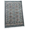 Pakistani Hand-knotted Bokhara Green/ Ivory Wool Rug (2' x 3')