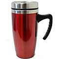 Red Stainless Steel 16-oz Travel Mugs (Pack of 2)