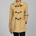 Larry Levine Women's Petite Hooded Toggle Coat