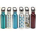 Stainless Steel 24-oz Water Bottles (Set of 6)