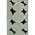 Hand-tufted Rocky Road Black Rug (8'x11')