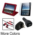 Black Leather 5-piece Combo Kit for Apple iPad