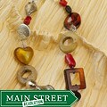 Pearls Plus Tibetan Silver Cory Bead Necklace