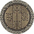 An online guide on rug Animal Symbol Animal-print Rug (5'3 Round)