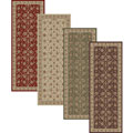 Empress Traditional Red/ Brown/ Green/ Ivory Rug (2'7 x 7'3)