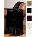Laura Faux Fur Foxtail-trim Throw