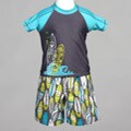 Appealing information on surfboard Kids Rooms Carter's Boy's Grey Rash Guard Swim Set