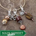 JonCar Fashion Forward Jewel-tone Charms (Set of 3)