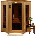 HeatWave 3-person Corner Sauna with Carbon Heaters