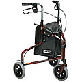 Drive Winnie Lite Supreme Aluminum Red Three-wheel Rollator