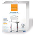 Michael Graves Bath and Shower Stool Seat with Backrest