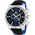 Joshua & Sons Men's Oversized Chronograph Stainless Steel Sport Watch