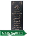 Free indicative article on Solid Wood surfboards Solid Wood 'Life is Not Measured' Sign