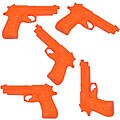 Rubber Standard 92 Safety Orange Training Guns (Pack of 5)