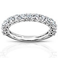 14k White Gold 1ct TDW Diamond Wedding Band (H-I, I1-I2)