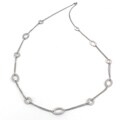 Stainless Steel Fret Curb Chain Necklace