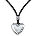 Stainless Steel Polished Heart Necklace