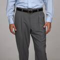 Austin Reed Men's Grey Pleated Dress Pants