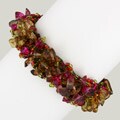 Isabela Glass and Crystal Pomegranate Punch Bracelet (Guatemala)