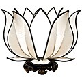 Om Gallery Blooming White Lotus Table Lamp (Vietnam)