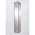 Silk Large White Rectangular Hanging Lamp (Vietnam)