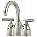 Price Pfister PGT48NK00 Contemporary Brushed Nickel Centerset Bathroom Faucet