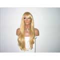 Custom 5 Star Flow Blonde Full Lace Human Hair 20-inch Wig