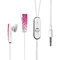 Luxury HTC myTouch 3G Slide Pink Rhinestone Diamante Handsfree Earphone/ Earpiece