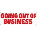 Going Out of Business Vinyl Banner (8' x 3')