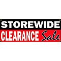 Storewide Clearance Sale Vinyl Banner (8' x 3')