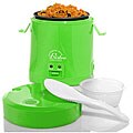 Wolfgang Puck Green 1.5-cup Portable Rice Cooker with WP Recipes (Refurbished)