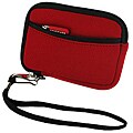 rooCase SLV2 Red Neoprene Sleeve Case for Flip Mino and Mino HD Camcorder