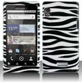Motorola Droid 2 Black/ White Zebra Snap-on Protective Case Cover