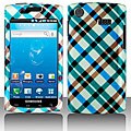 Samsung Captivate Blue Plaid Snap-on Protective Case Cover