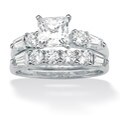 Ultimate CZ 10k White Gold Cubic Zirconia Ring