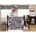 Zebra 9-piece Crib Bedding Set