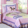 JoJo Designs Pink/ Purple 4-piece Twin-size Comforter Set