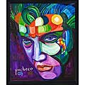 Free relevant guidepost for Elvis Rockola Wurlitzer Ferdie Pacheco 'Elvis Presley' Framed Canvas Art