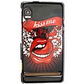 Motorola Droid 'Kiss Me' Snap-On Case Cover