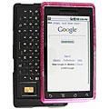 Motorola Droid Pink Flower Snap-On Case Cover