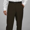 Austin Reed Men's Olive Flat Front Dress Pants