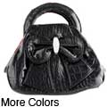 Mini Faux Leather Hobo Bag