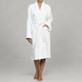 Unisex Turkish Organic Cotton Terry Bathrobe - Pure White