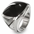 Stainless Steel Onyx Ring