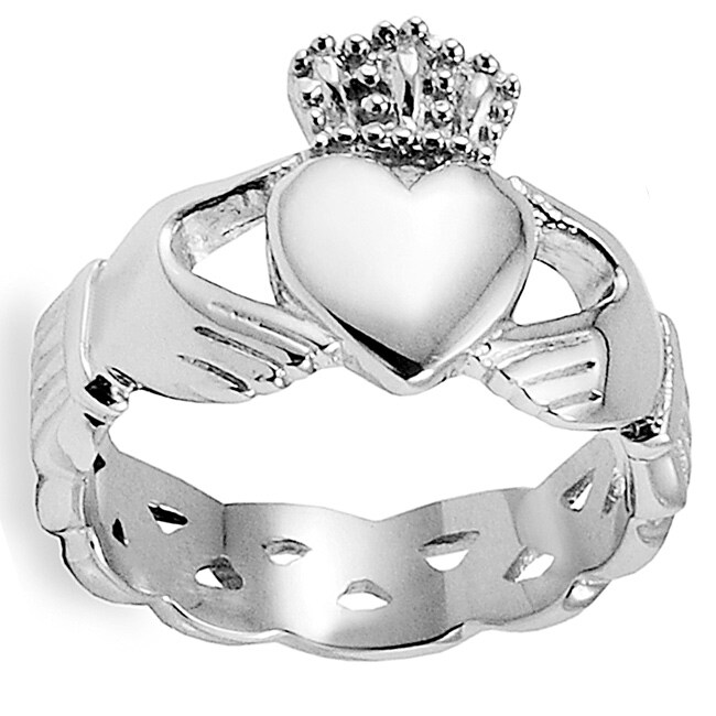 Helpful truths on Stihl Chainsaw Bag Stainless Steel Men's Celtic Eternity Claddagh Ring
